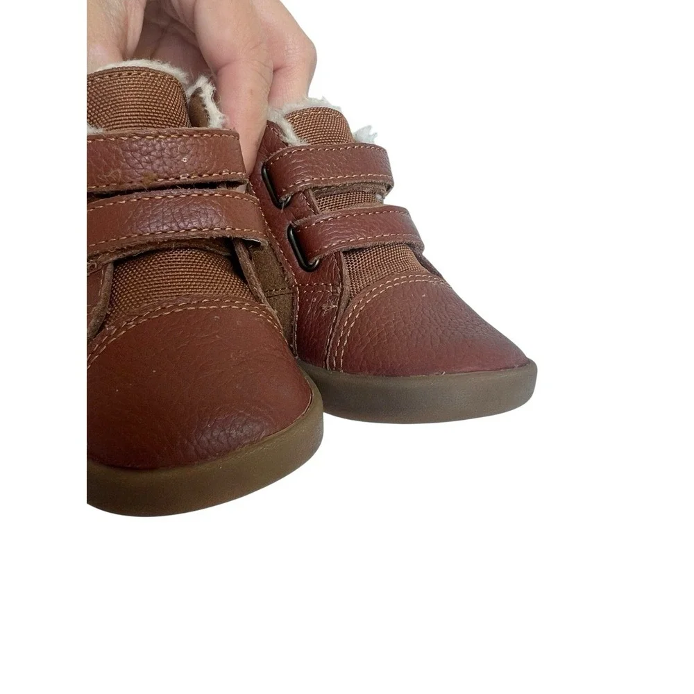 UGG Baby RENNON II SNEAKERS 1143651I CHESTNUT Suede Boots 04/05 In Box 12-18 Mon